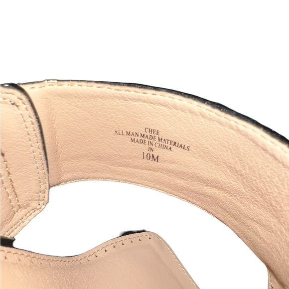 Adrienne Vittandini Black Patent Leather Slide in Sandal - Picture 5 of 6